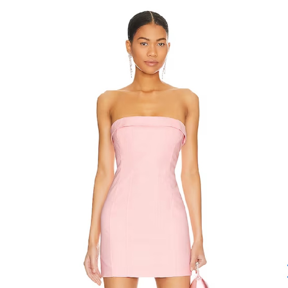 Lovers and Friends Romy Mini Dress in Baby Pink XS